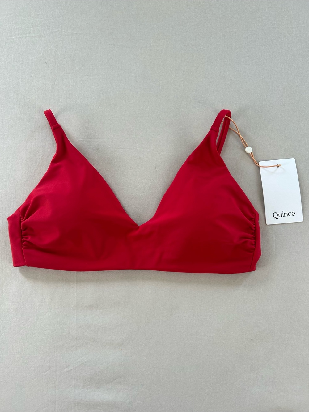 Quince Italian V-Neck Bikini Top